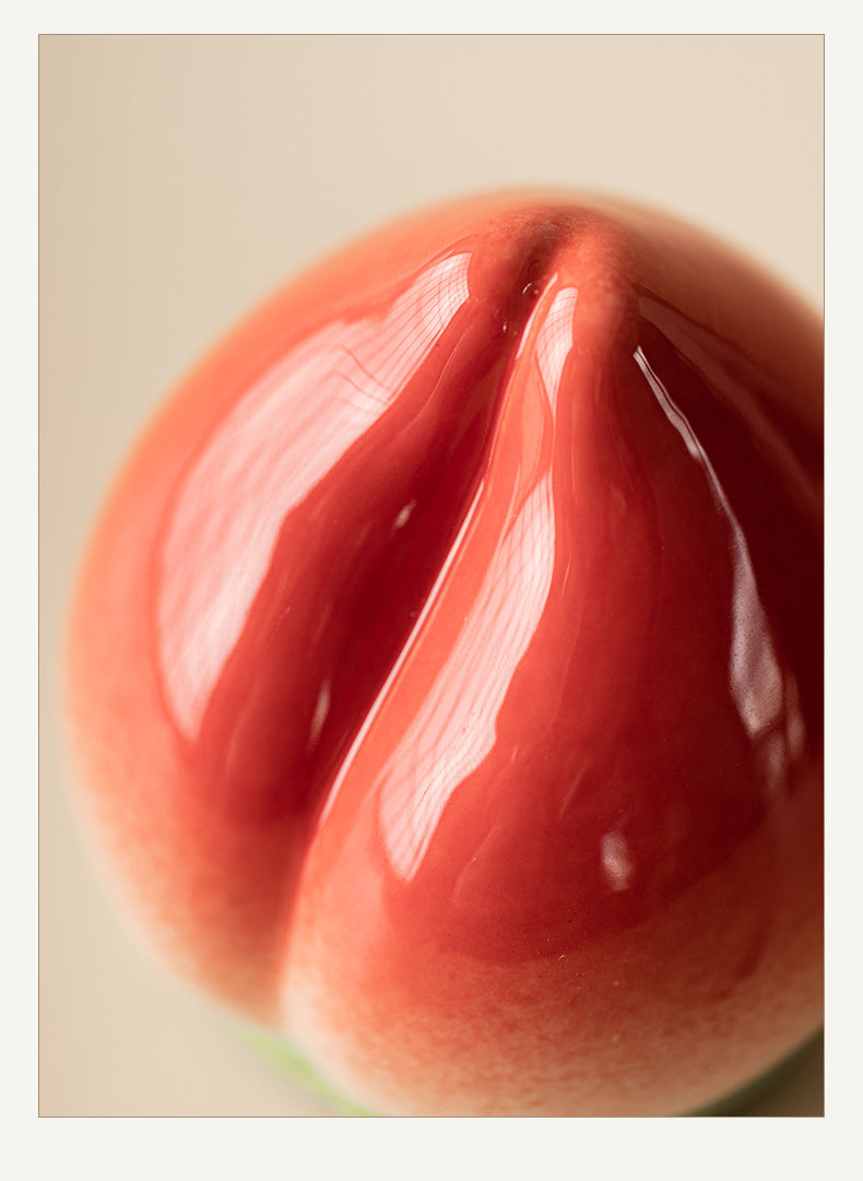 Gohobi Peach Shaped Food Container Storage
