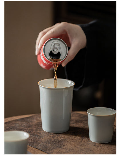 Gohobi Japanese Style Ice Grey and Green Tea Cup 002