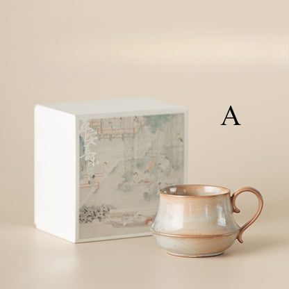 Gohobi Japanese Handmade Shino Mug Coffee Cup