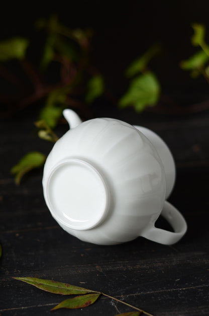 Gohobi Jade White Lotus Tea Cup Teapot Pitcher