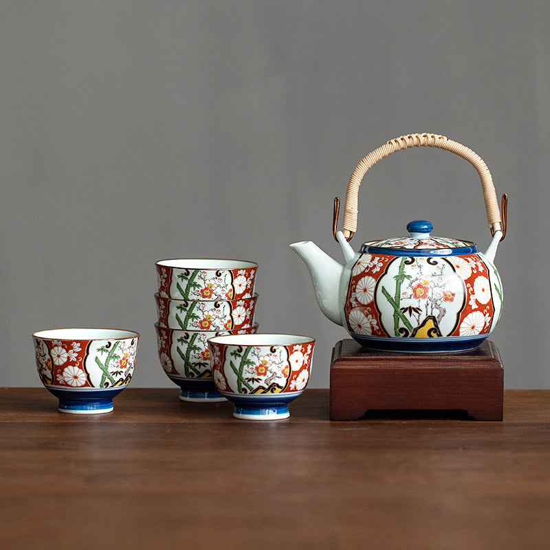 [Made In Japan] Gohobi Japanese Ancient Imari Tea Set