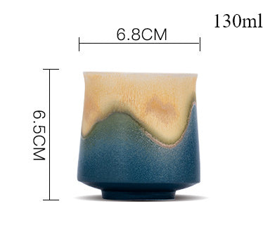 Gohobi Colourful Mountain Tea Cup Set 002