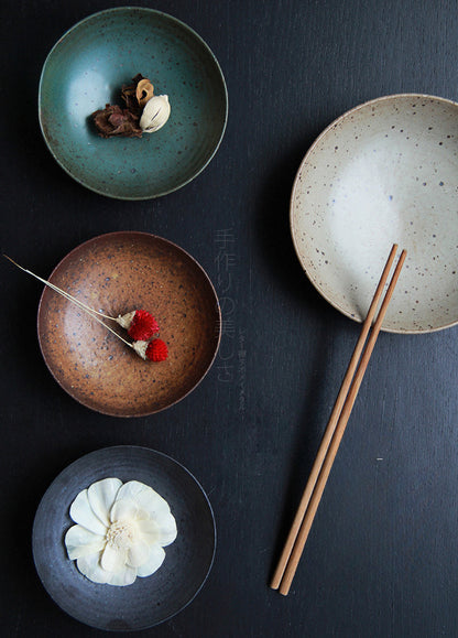 Gohobi Jiutu Coarse Pottery Plate