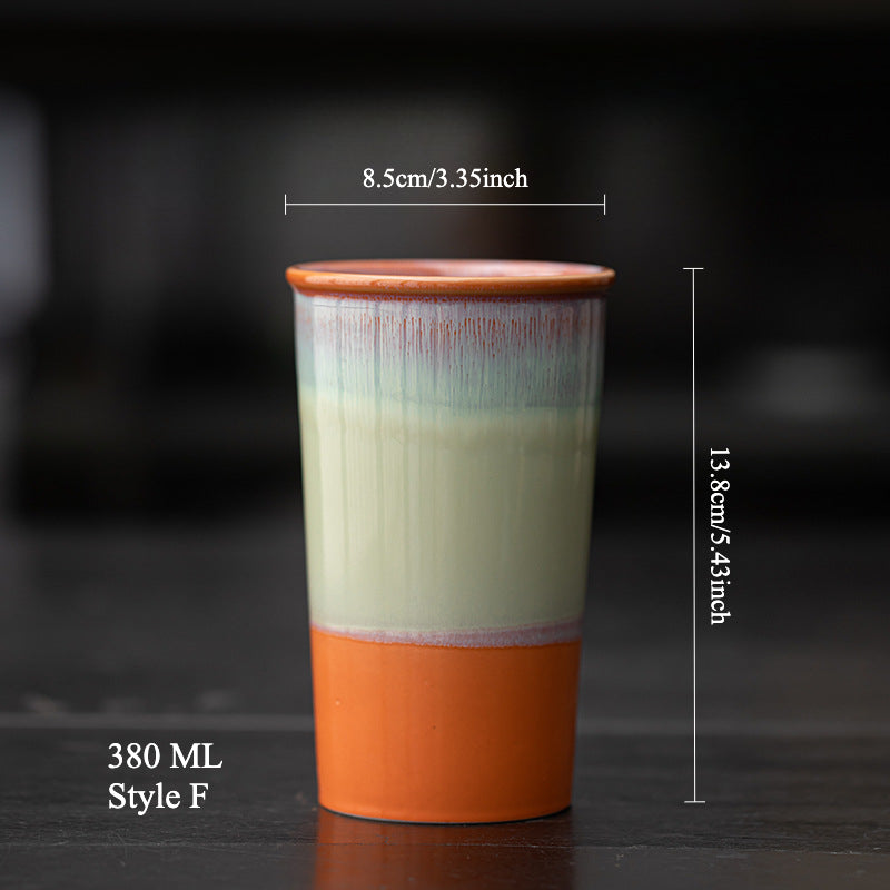 Gohobi Flow Glaze Ceramic Large Cup