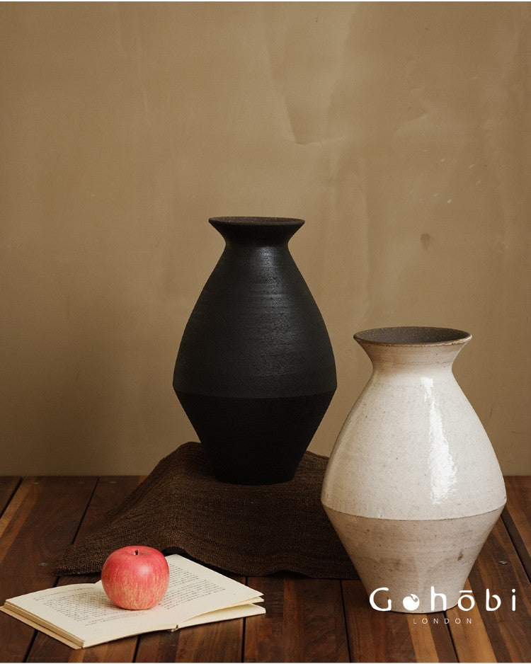 Gohobi Japanese-style Wabi Sabi Handmade Zen Large Vase 009