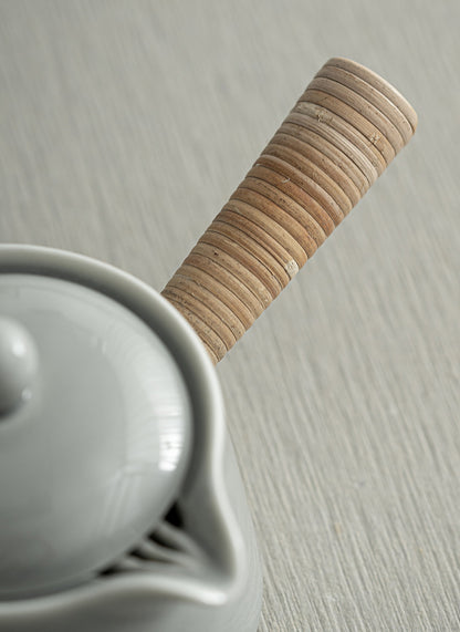 Gohobi Japanese Style Ice Grey Teapot 001