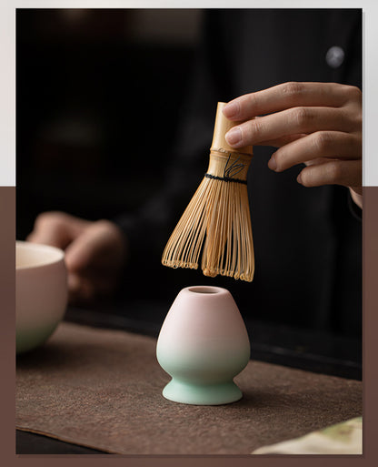 Gohobi Ceramic Matcha Set 043 Pink and Green