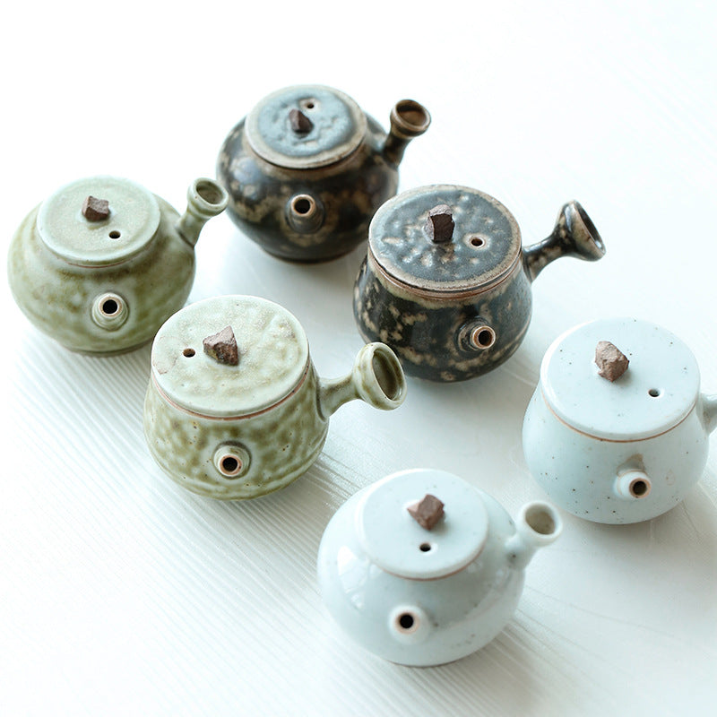 Gohobi Handmade Ceramic YiXing Clay Mini Teapot Ornament Tea pet