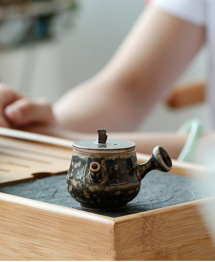 Gohobi Handmade Ceramic YiXing Clay Mini Teapot Ornament Tea pet