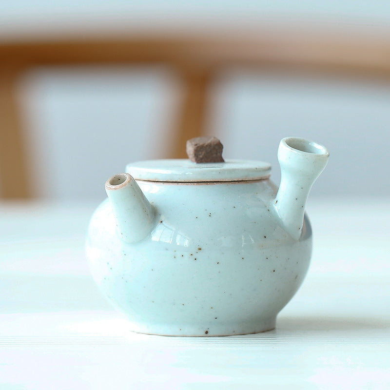 Gohobi Handmade Ceramic YiXing Clay Mini Teapot Ornament Tea pet