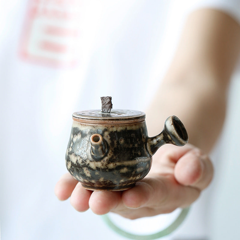 Gohobi Handmade Ceramic YiXing Clay Mini Teapot Ornament Tea pet