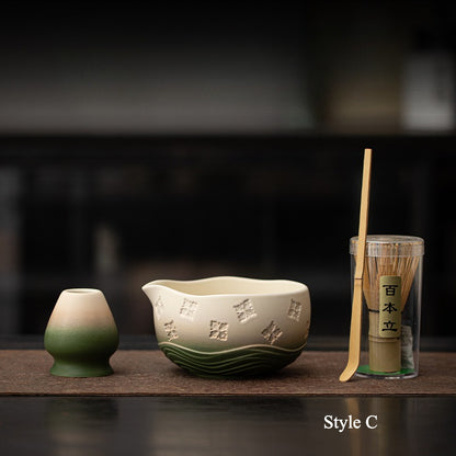 Gohobi Ceramic Matcha Set 092