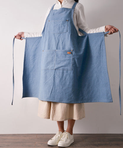 Gohobi Nordic Denim Kitchen Apron