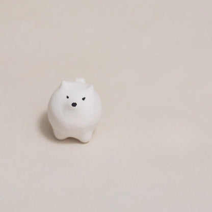 Gohobi x Little Diary Handmade Ceramic Samoyed Dog