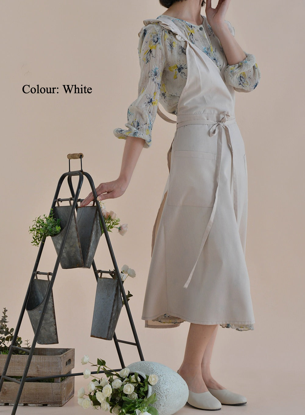 Gohobi French-Style Waterproof Linen Apron