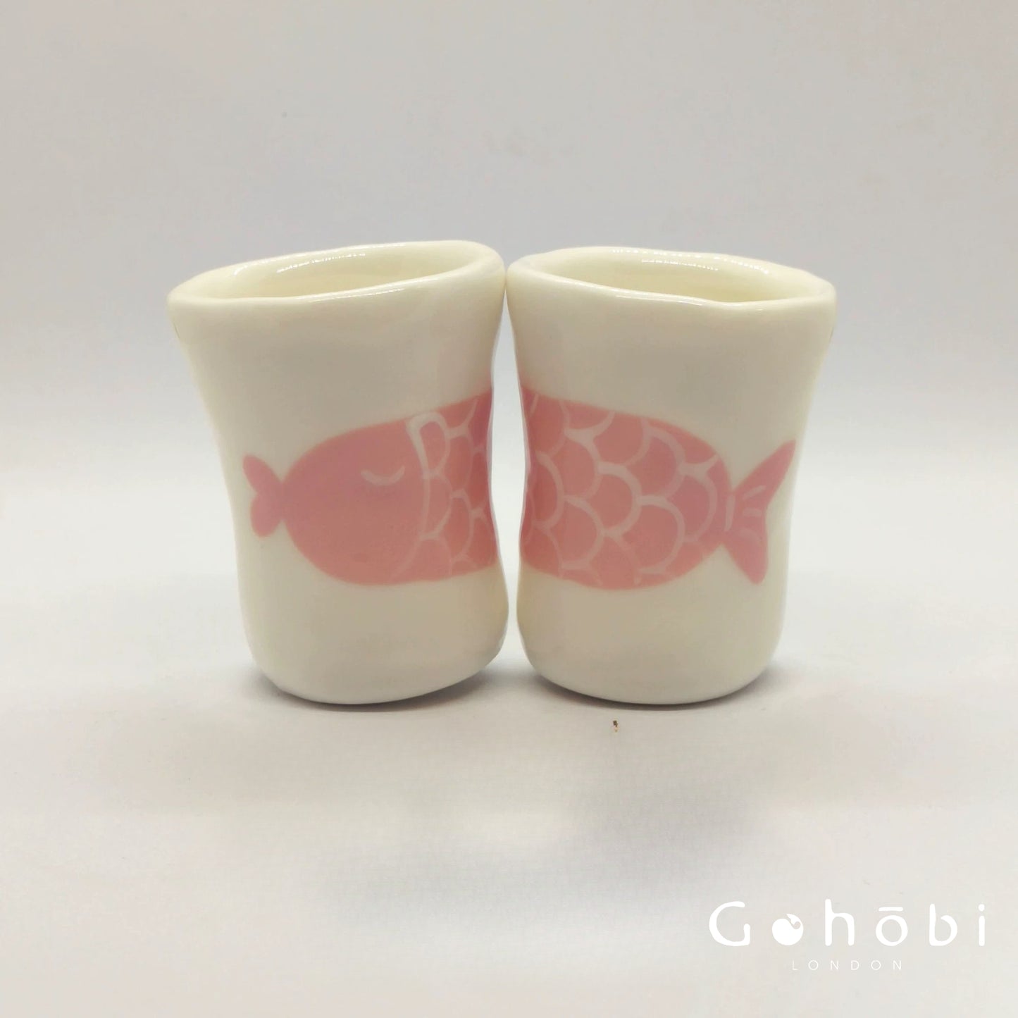 Gohobi x Little Diary Hand-Painted Fish Ceramic Coffee Cup