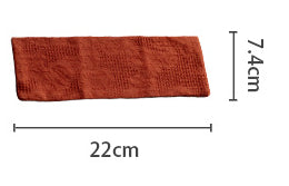 Torchon Gongfu double face en coton et lin gravé Gohobi