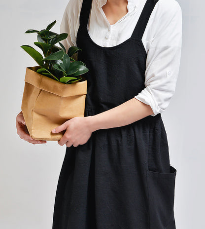 Gohobi Korean Cotton-Linen Artisan Apron
