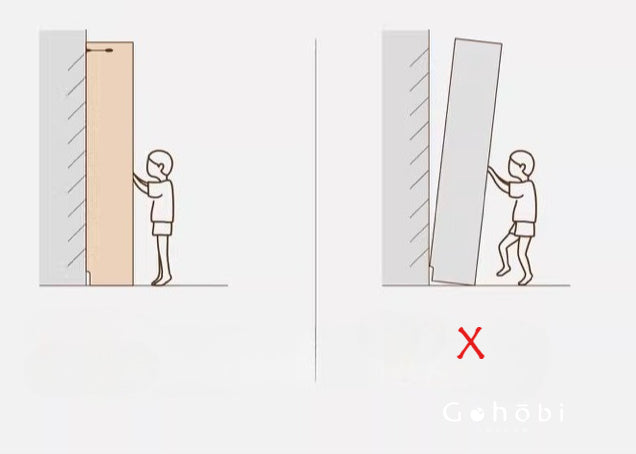 Gohobi Handmade Solid Wood Storage Cabinet – Multi-Layer Wooden Shelving Unit for Living Room or Study | FSC Certified Furniture