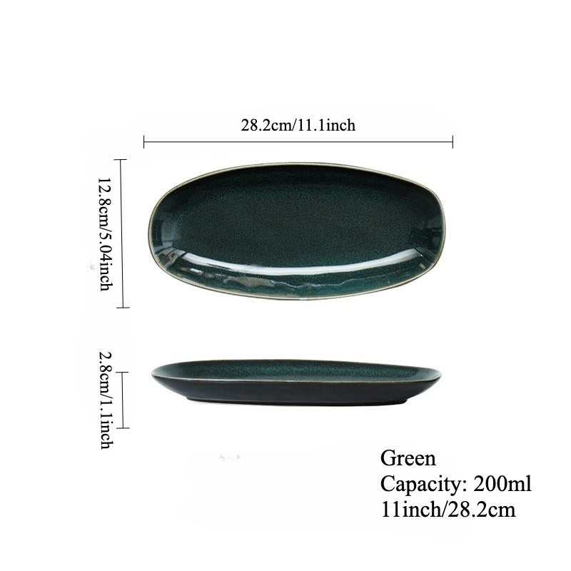 Gohobi Kiln-Change Oval Plate