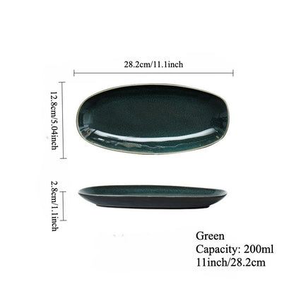Gohobi Kiln-Change Oval Plate