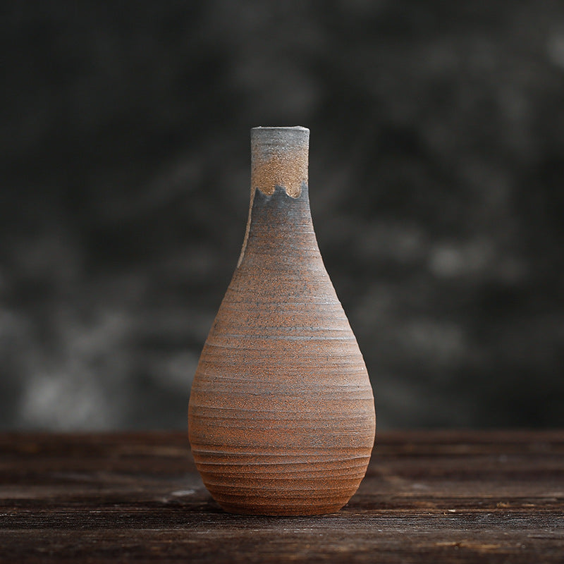 Gohobi Classic Brown Table Vase Set