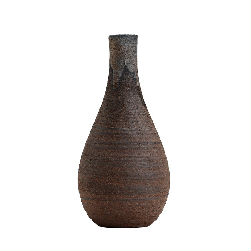 Gohobi Classic Brown Table Vase Set