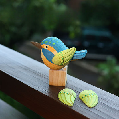 Gohobi Handmade Wooden Bird Ornament