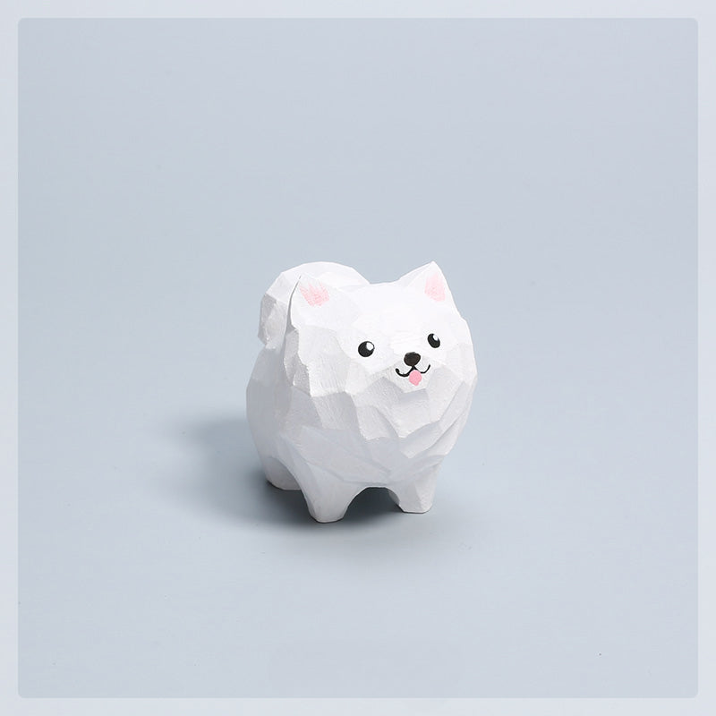 Gohobi Handcrafted Wooden Samoyed Dog Ornament