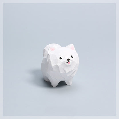 Gohobi Handcrafted Wooden Samoyed Dog Ornament