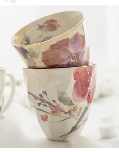 [Made In Japan] Gohobi Japanese Flowers Mug Coffee Cup