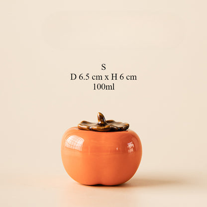 Gohobi Persimmon Shaped Food Container Storage