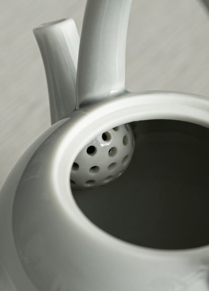 Gohobi Japanese Style Ice Grey and Green Teapot 004