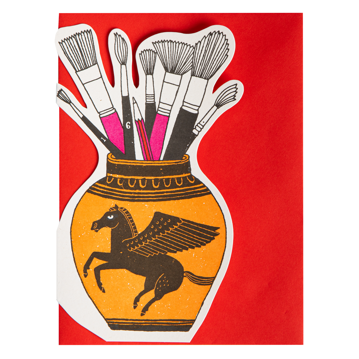 Gohobi x Archivist Gallery The Artists Pot | Letterpress Cards | Cut-out Cards [Made in the UK]