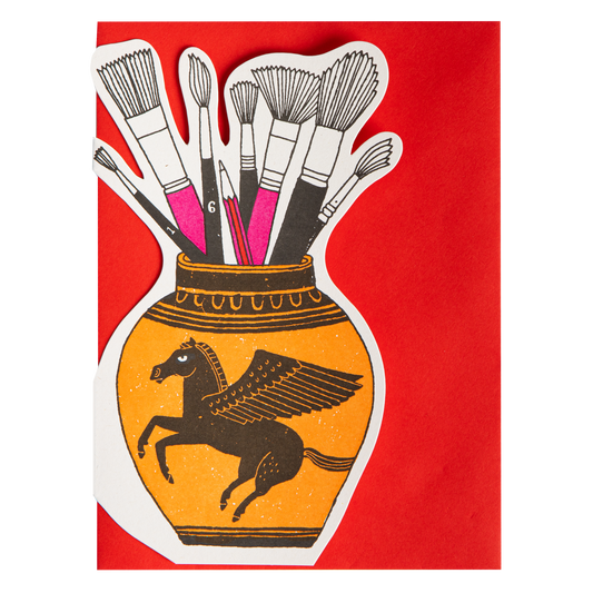 Gohobi x Archivist Gallery The Artists Pot | Letterpress Cards | Cut-out Cards [Made in the UK]