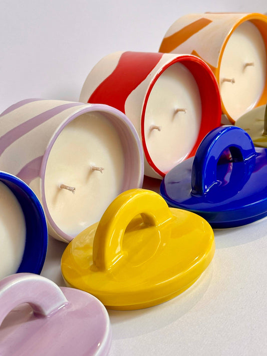 Gohobi x MÆGEN Pablo Pots Candle - Night Jasmine & Cedar [Made in the UK]