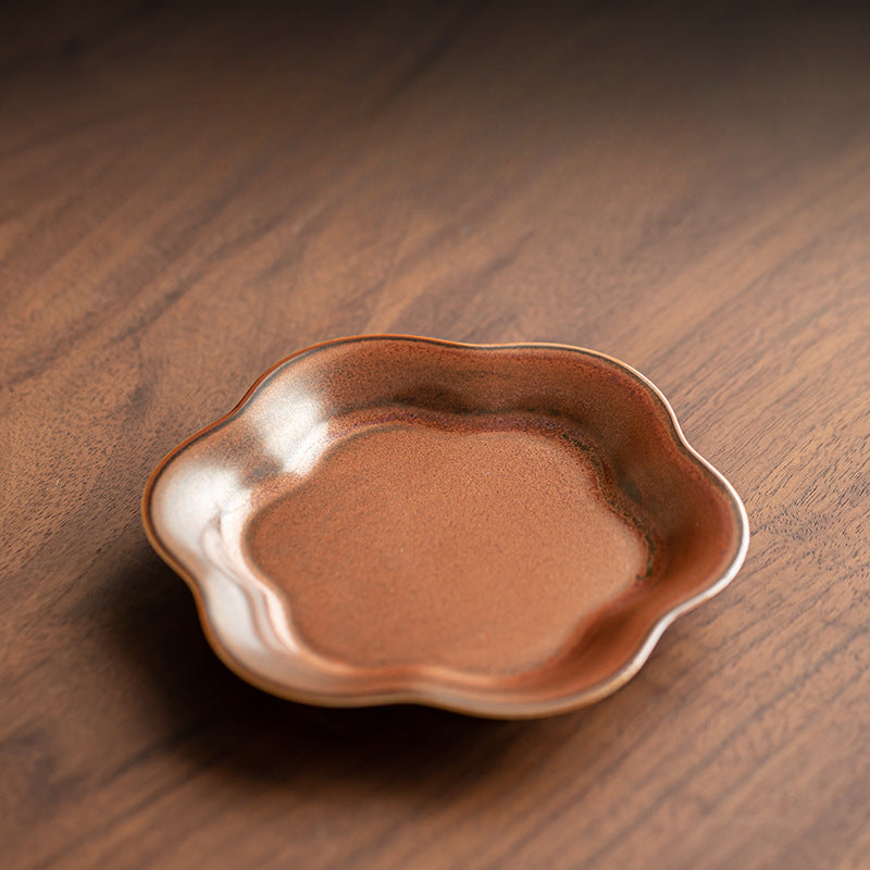 Gohobi Traditional Japanese Glazed Fruit Nuts Small Plate - Cloud 007