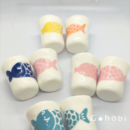 Gohobi x Little Diary Hand-Painted Fish Ceramic Coffee Cup