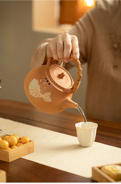 Gohobi Traditional Teapot and Stove Set 002 Capybara