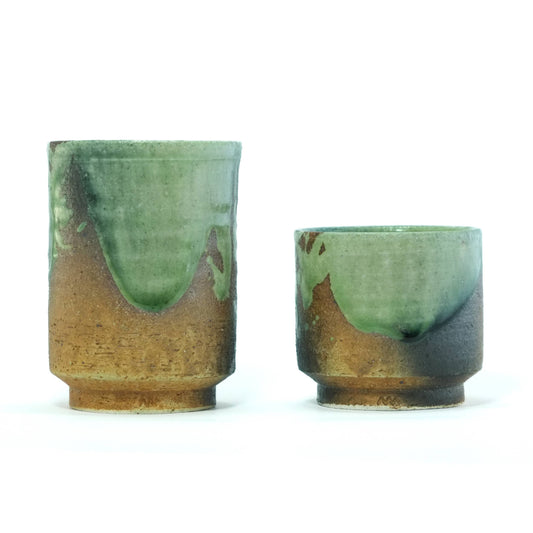 Asemi Co. Tea & Coffee Cups - Shigaraki - yaki Scarlet [Made in Japan]