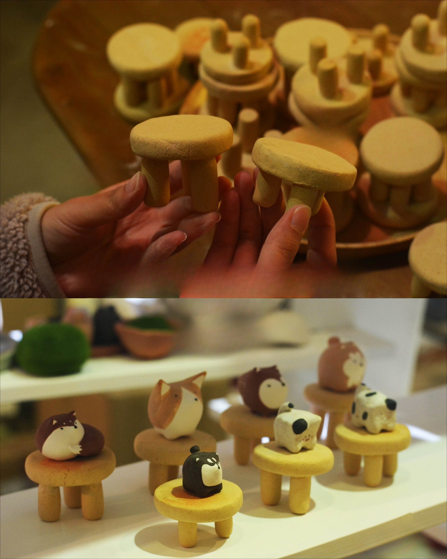 Gohobi x Little Diary Handmade Ceramic Chairs