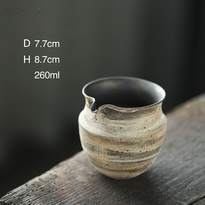 Gohobi Handmade Ceramic Earthy Pitcher