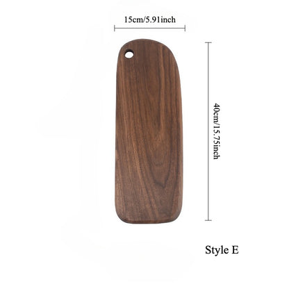 Gohobi Black Walnut Wooden Cutting Board with Handle