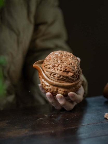 Gohobi Purple Clay Walnut Gaiwan Hohin Teapot