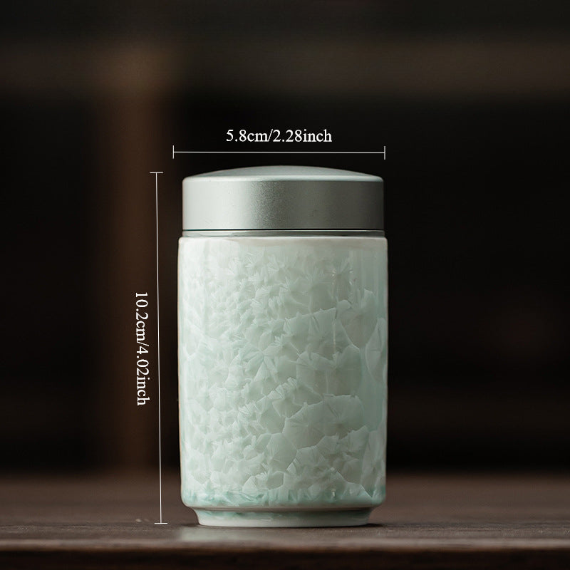 Gohobi Crystal Glazed Storage Jar 001