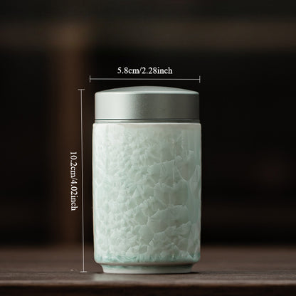 Gohobi Crystal Glazed Storage Jar 001