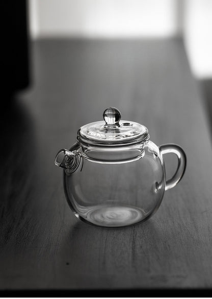 Gohobi Glass Small Teapot and Tray