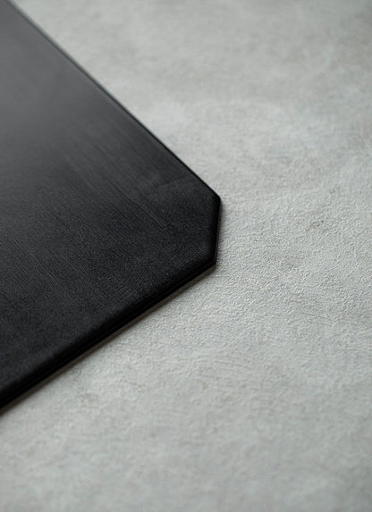 Plateau rectangulaire en fer noir style japonais Gohobi Wabi-Sabi 008