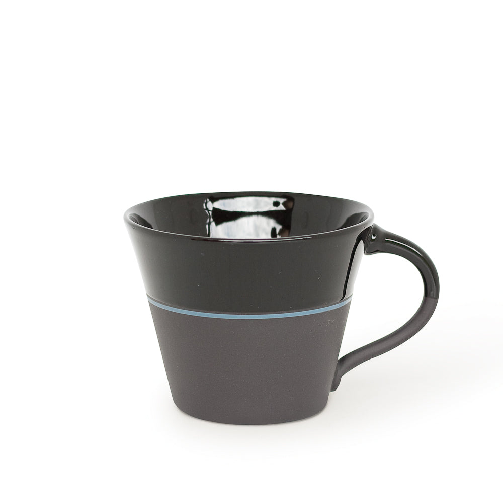 [Sue Ure x Gohobi] Black porcelain Wide mug