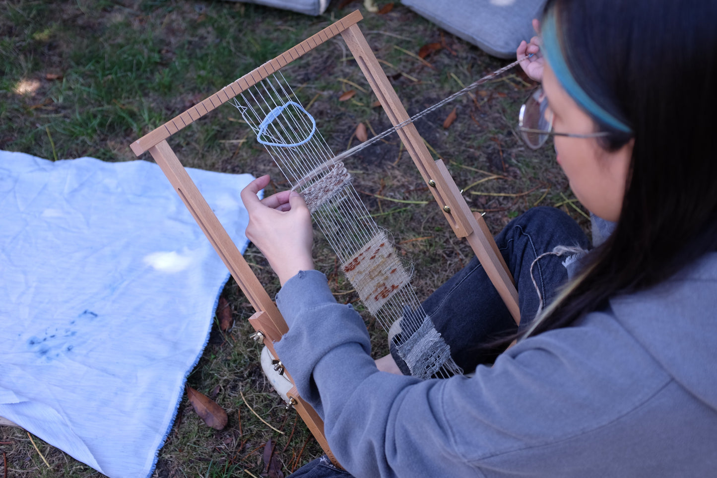 Tea Lumen Printing & Weaving Workshop in Hackney Wick, London